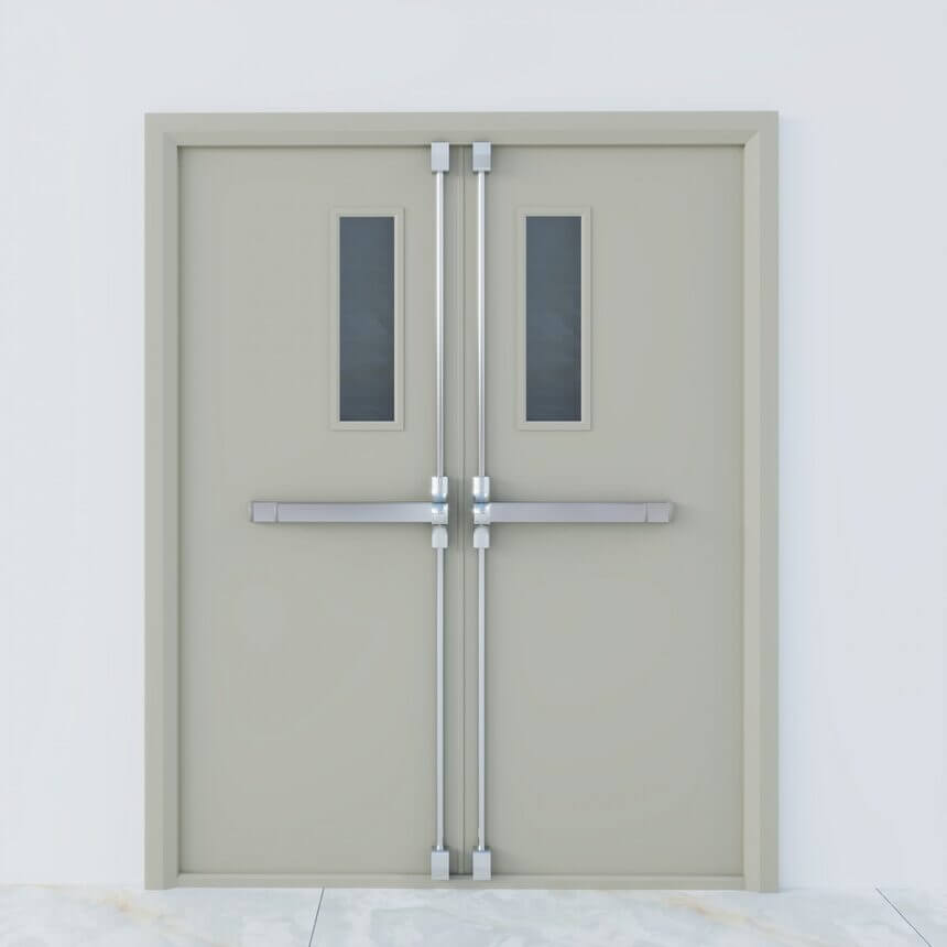 cửa chống cháy 2 cánh