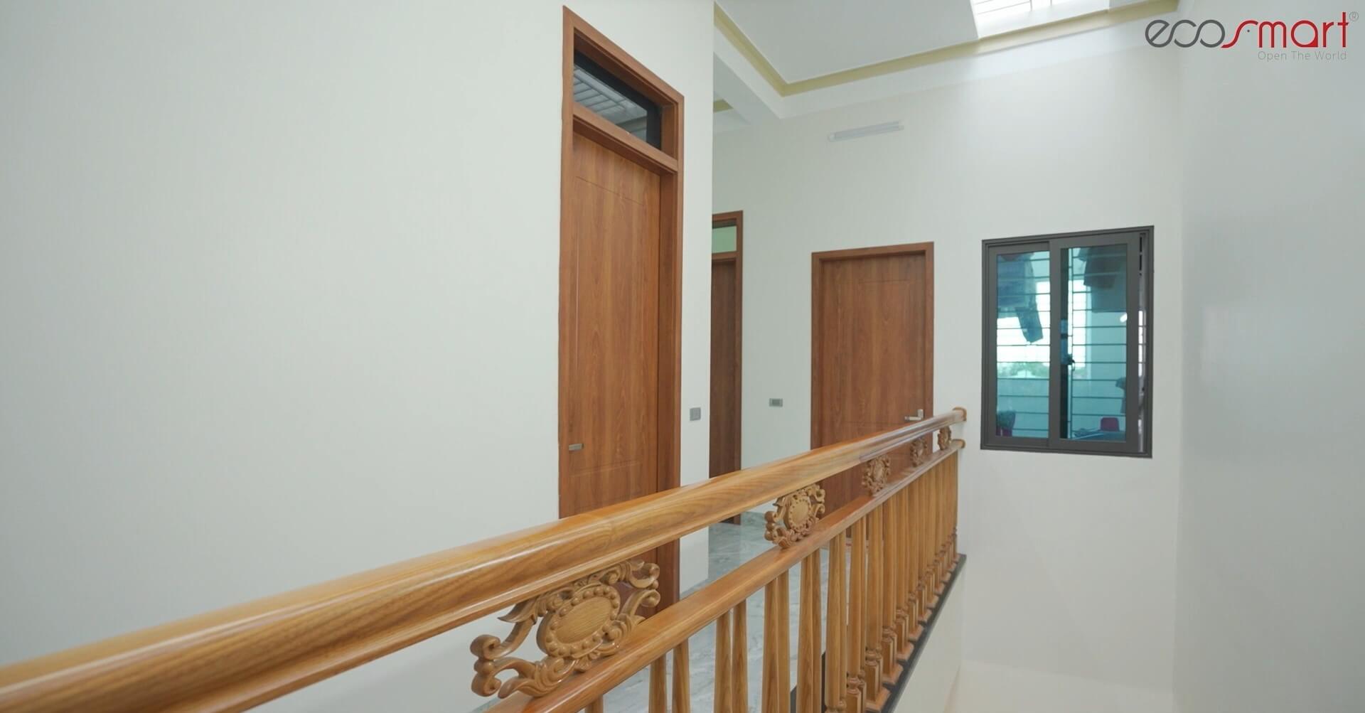 Hình ảnh cửa gỗ nhựa Composite Ecosmart lắp đặt tại Thanh Hóa