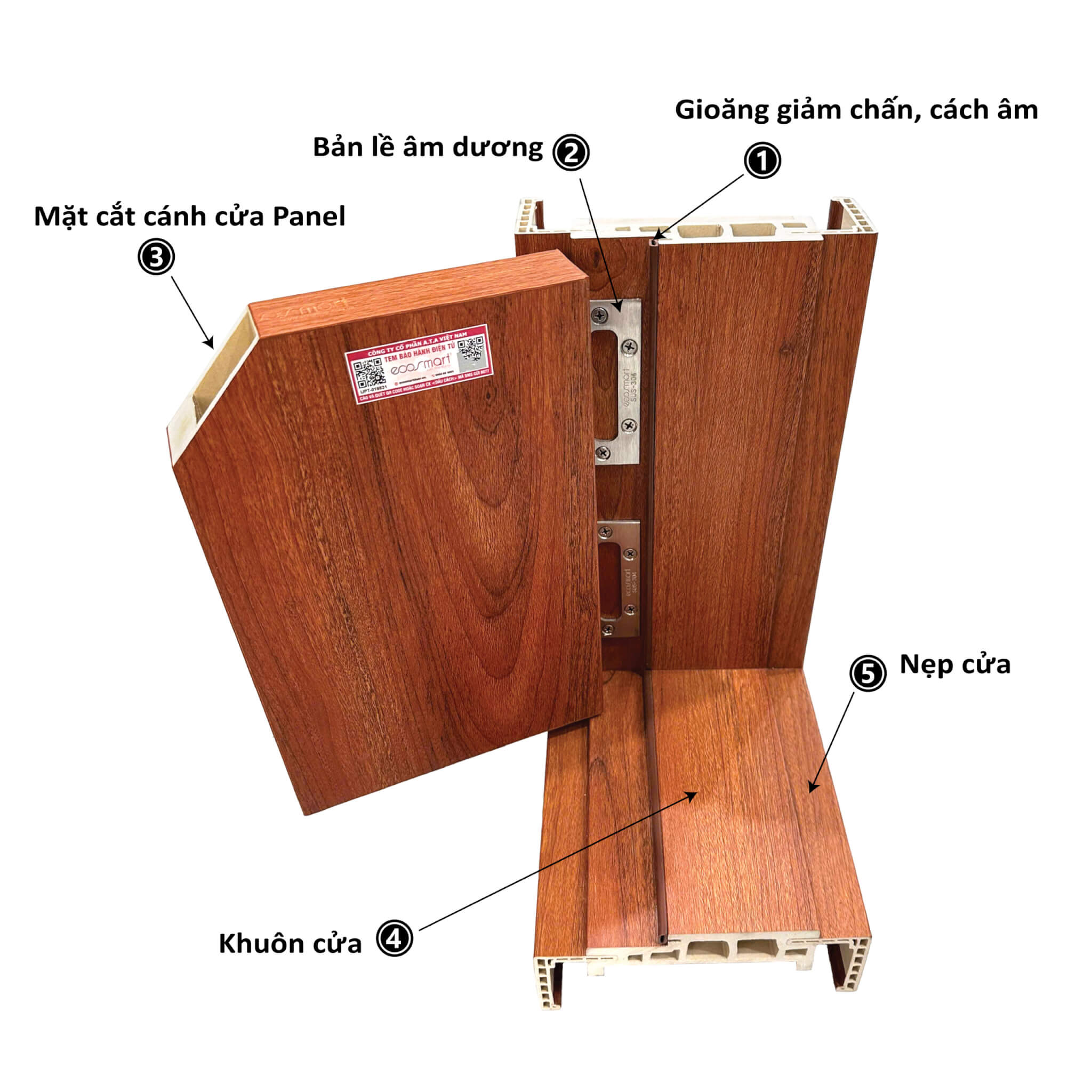 Mẫu góc cửa gỗ nhựa Composite Ecosmart