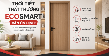 THỜI TIẾT THẤT THƯỜNG – CỬA ECOSMART VẪN ỔN ĐỊNH!