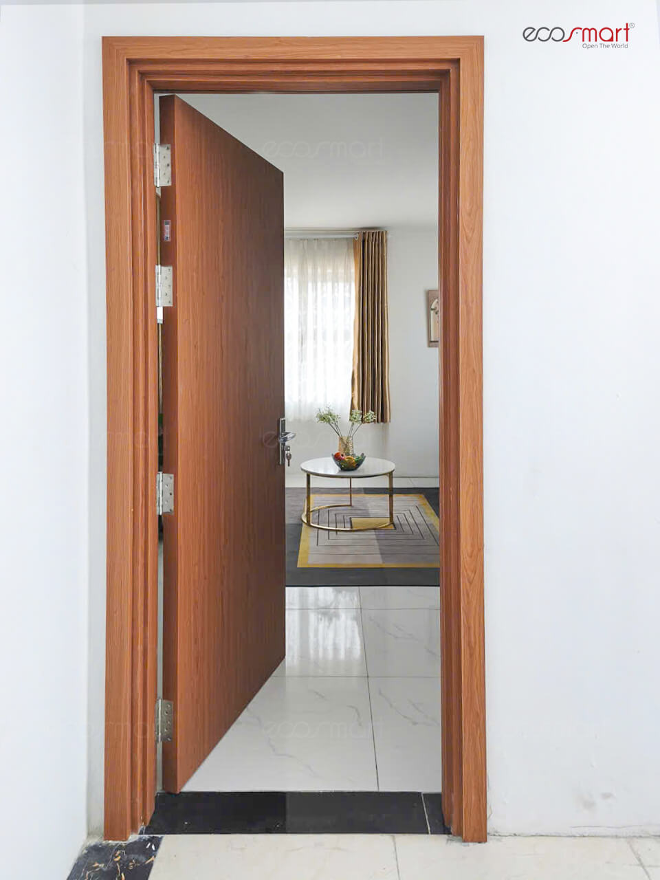 Cửa gỗ công nghiệp chống cháy Ecosmart tại dự án