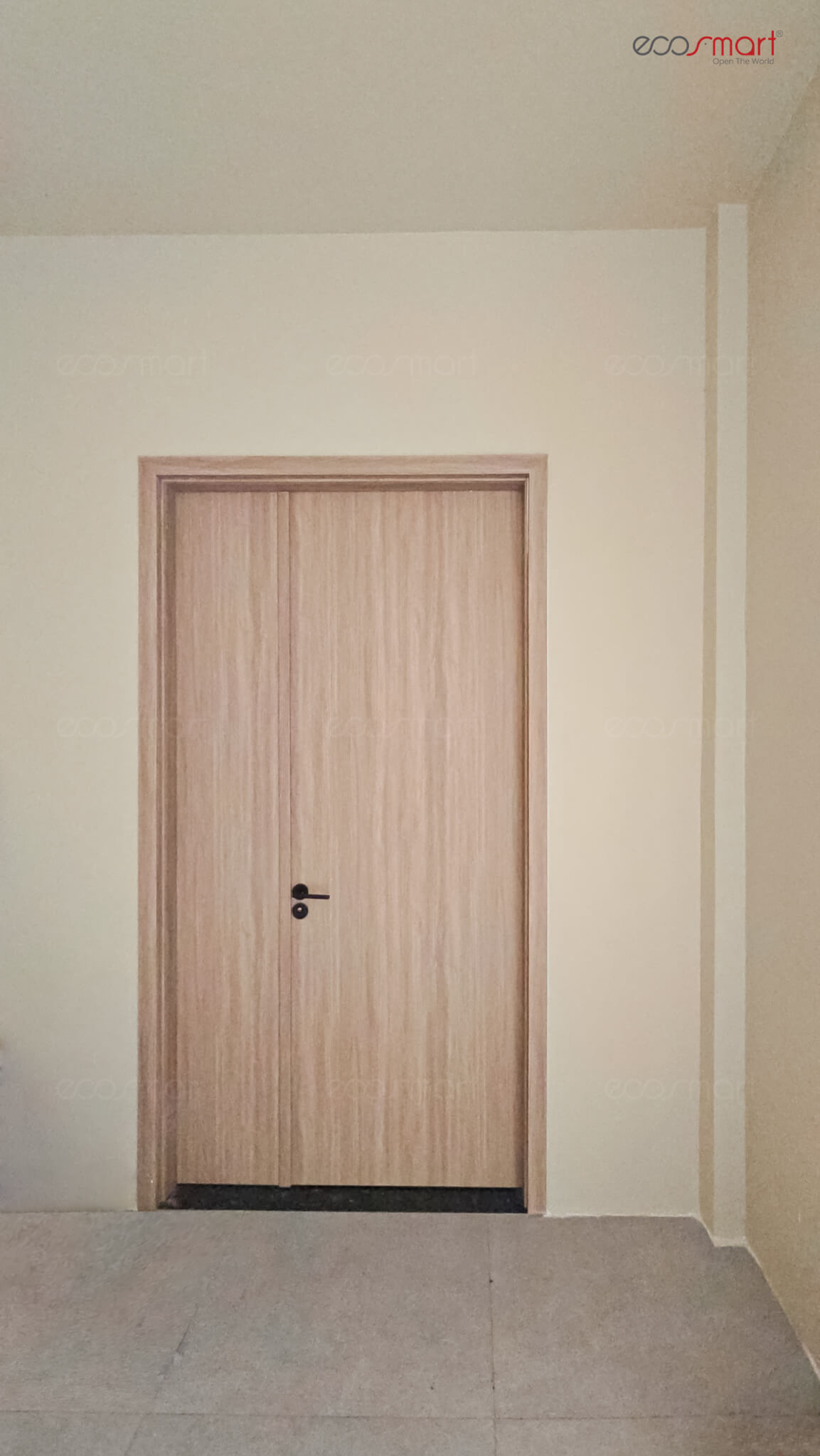 Mẫu cửa gỗ nhựa Composite M37 tại Mộc Châu