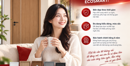 ĐẦU TƯ MỘT LẦN – AN TÂM DÀI LÂU CÙNG CỬA GỖ NHỰA COMPOSITE ECOSMART